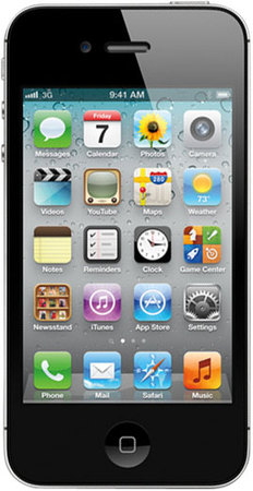 Смартфон APPLE iPhone 4S 16GB Black - Махачкала