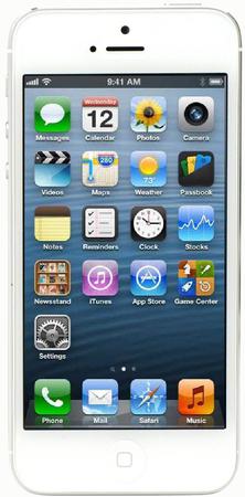 Смартфон Apple iPhone 5 32Gb White & Silver - Махачкала