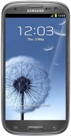 Смартфон Samsung Galaxy S3 GT-I9300 16Gb Titanium grey - Махачкала